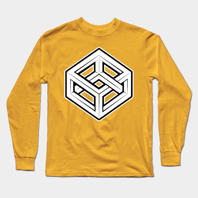 Cosmic Cube Long Sleeve T-Shirt by AlterAspect